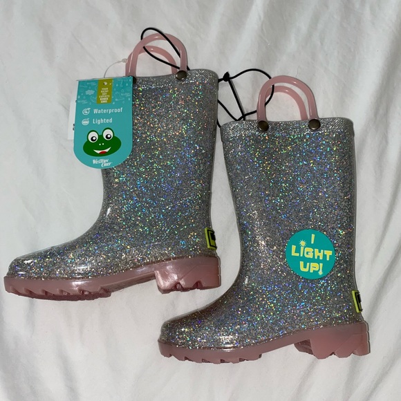 Western Chief Toddler light up rain boots - Picture 1 of 6